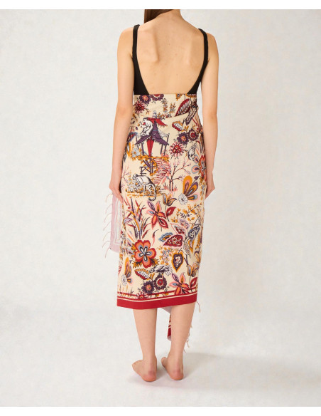 INOUÏ EDITIONS Fouta PAGODE Blanc