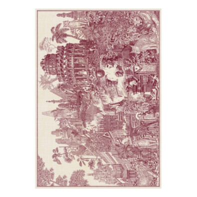 INOUÏ EDITIONS Fouta PIRANESI Rouge