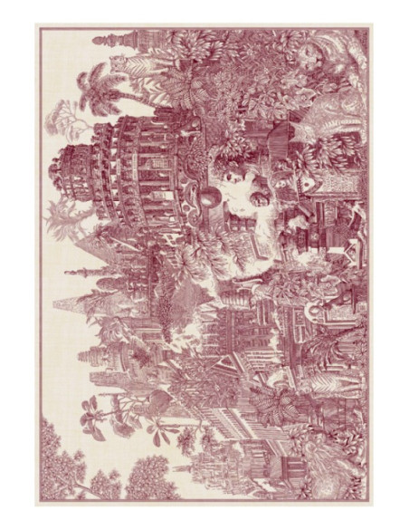 INOUÏ EDITIONS Fouta PIRANESI Rouge