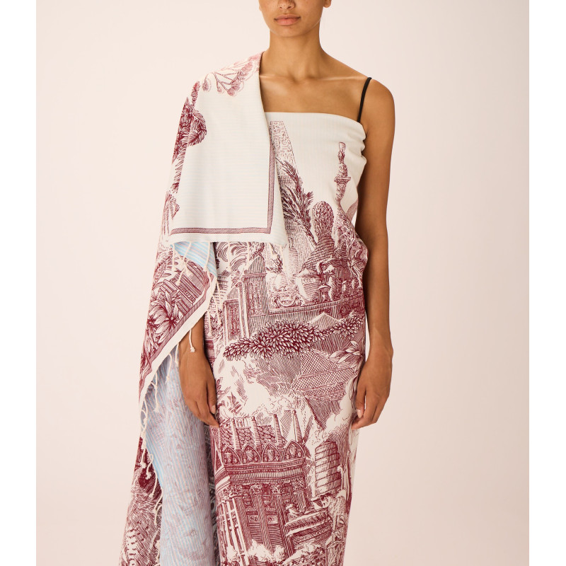 INOUÏ EDITIONS Fouta PIRANESI Rouge