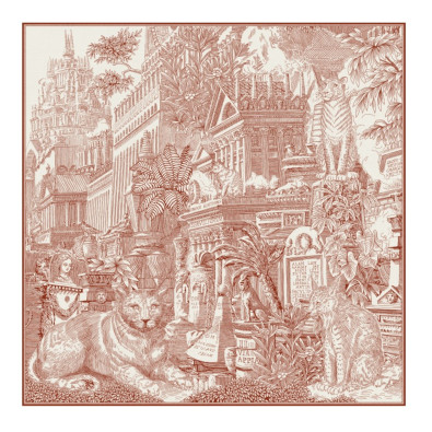 INOUÏ EDITIONS Carré PIRANESI Rouge