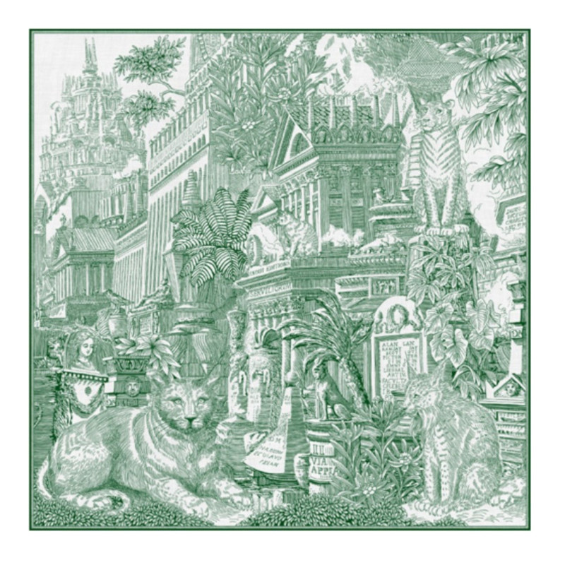 INOUÏ EDITIONS Carré PIRANESI Vert