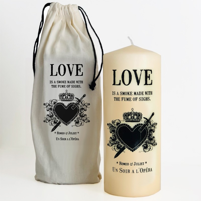UN SOIR A L'OPERA Bougie ROMEO & JULIETTE