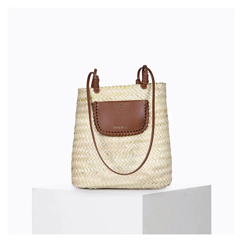 CRAIE STUDIO Panier CRUSH Tan