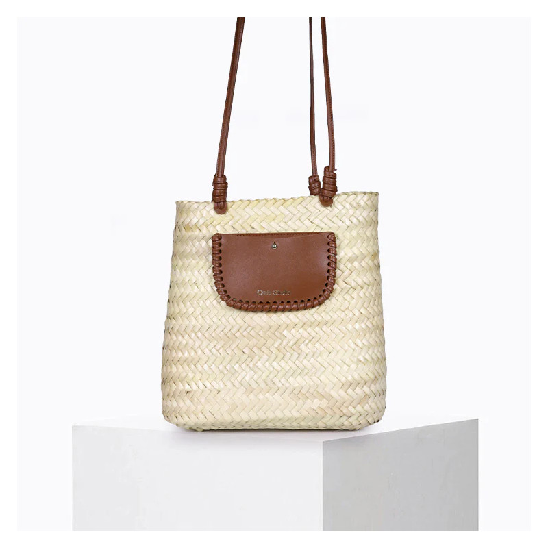 CRAIE STUDIO Panier CRUSH Tan