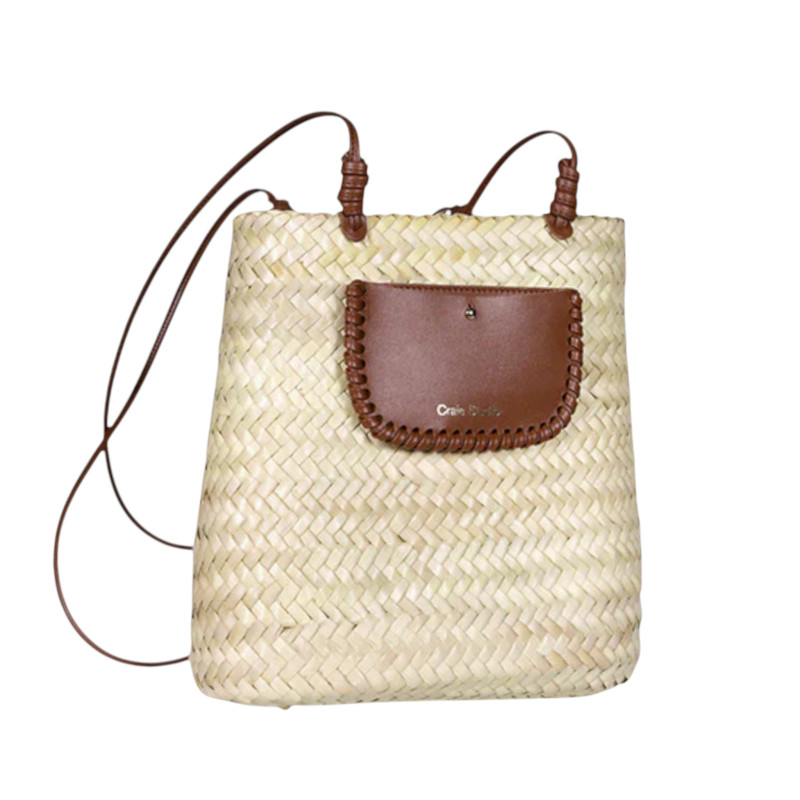 CRAIE STUDIO Panier CRUSH Tan
