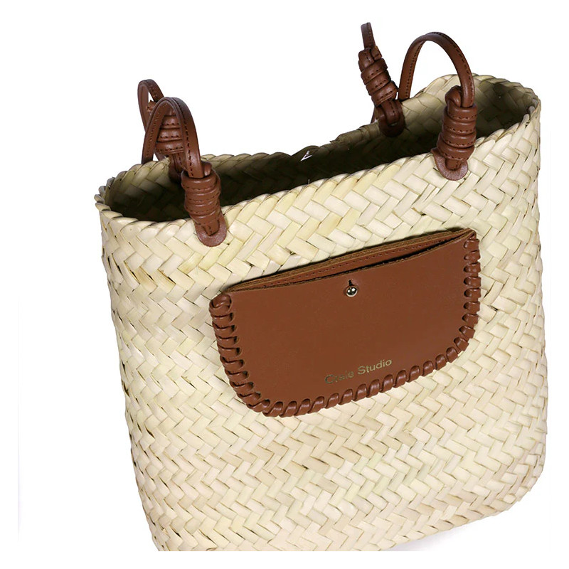 CRAIE STUDIO Panier CRUSH Tan