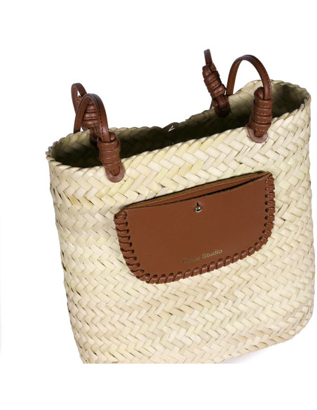 CRAIE STUDIO Panier CRUSH Tan