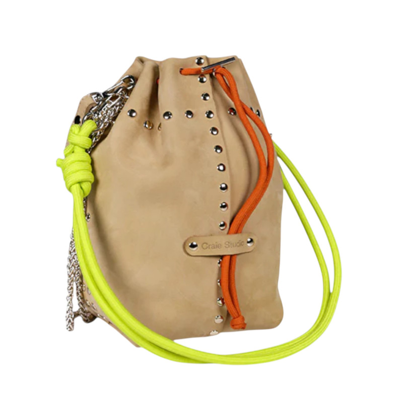 CRAIE STUDIO Sac BECO STUD Nubuck Sand