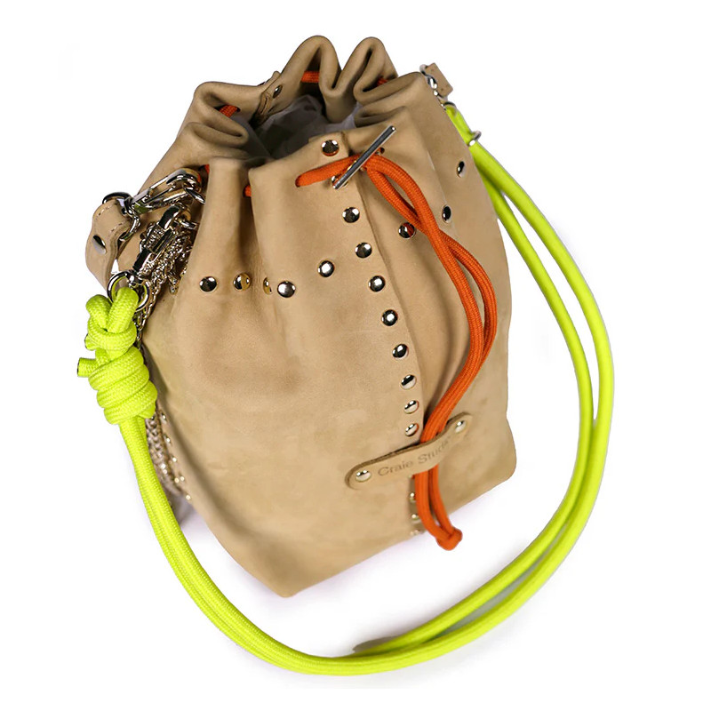 CRAIE STUDIO Sac BECO STUD Nubuck Sand