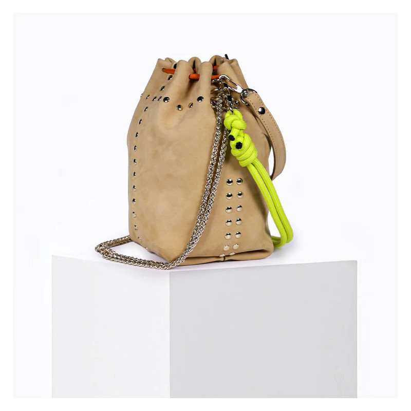 CRAIE STUDIO Sac BECO STUD Nubuck Sand