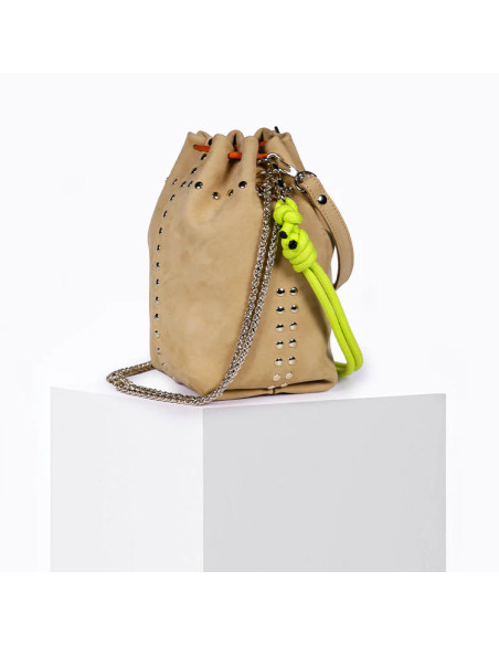 CRAIE STUDIO Sac BECO STUD Nubuck Sand