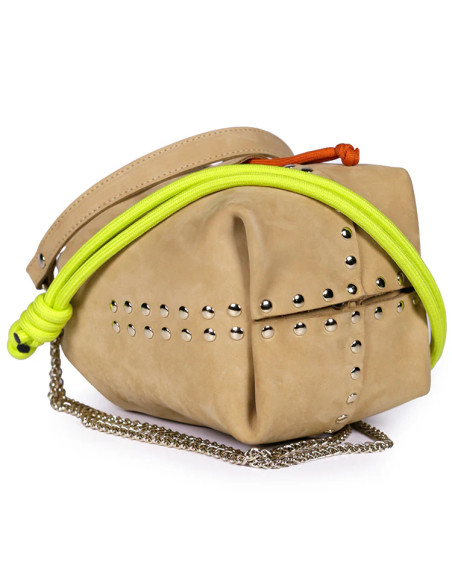 CRAIE STUDIO Sac BECO STUD Nubuck Sand