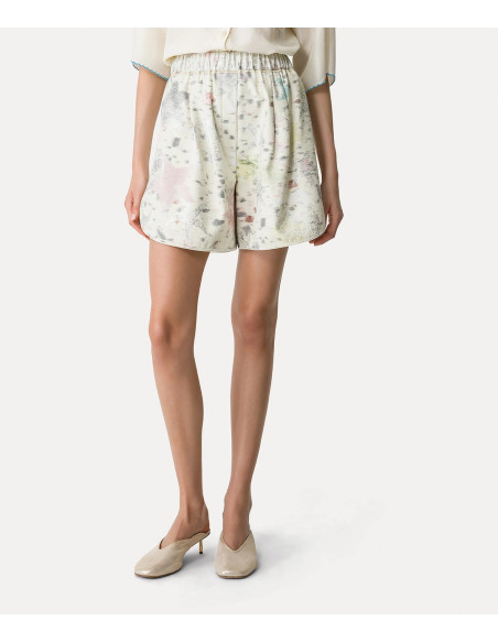 forte_forte Short Jacquard "Les Folies"