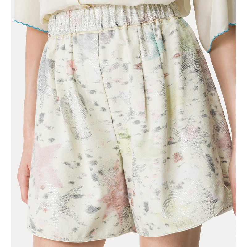 forte_forte Short Jacquard "Les Folies"