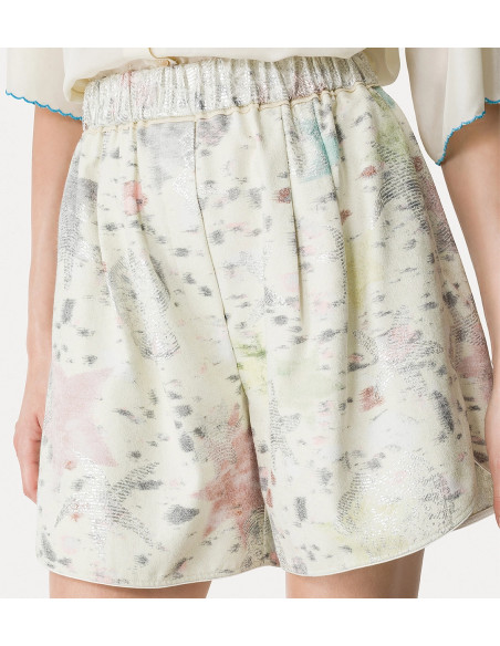 forte_forte Short Jacquard "Les Folies"