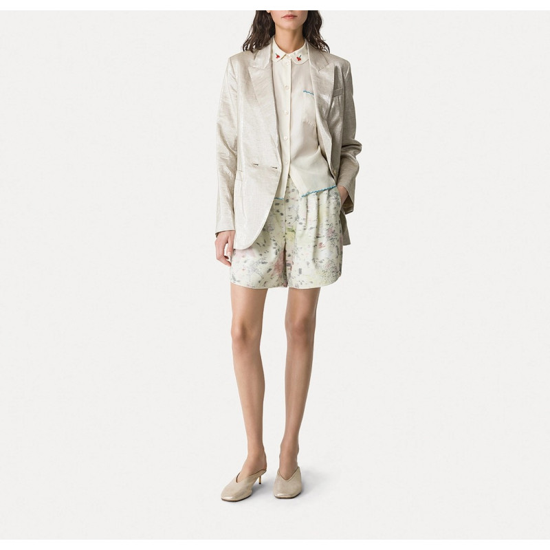 forte_forte Short Jacquard "Les Folies"