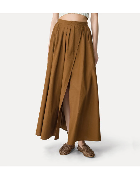 forte_forte Jupe longue en popeline