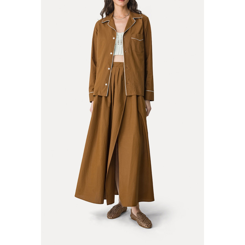 forte_forte Jupe longue en popeline