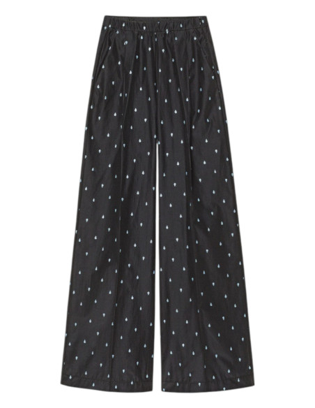 forte_forte Pantalon large pailleté