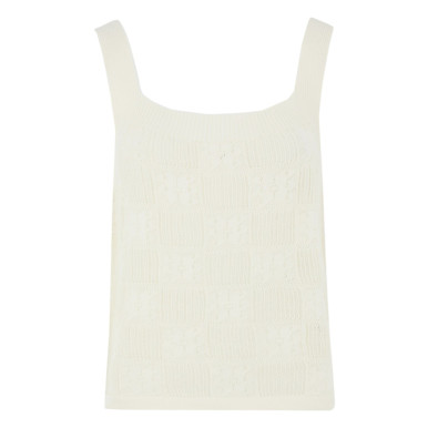 LA NOUVELLE Top BRUNA Crochet Flower