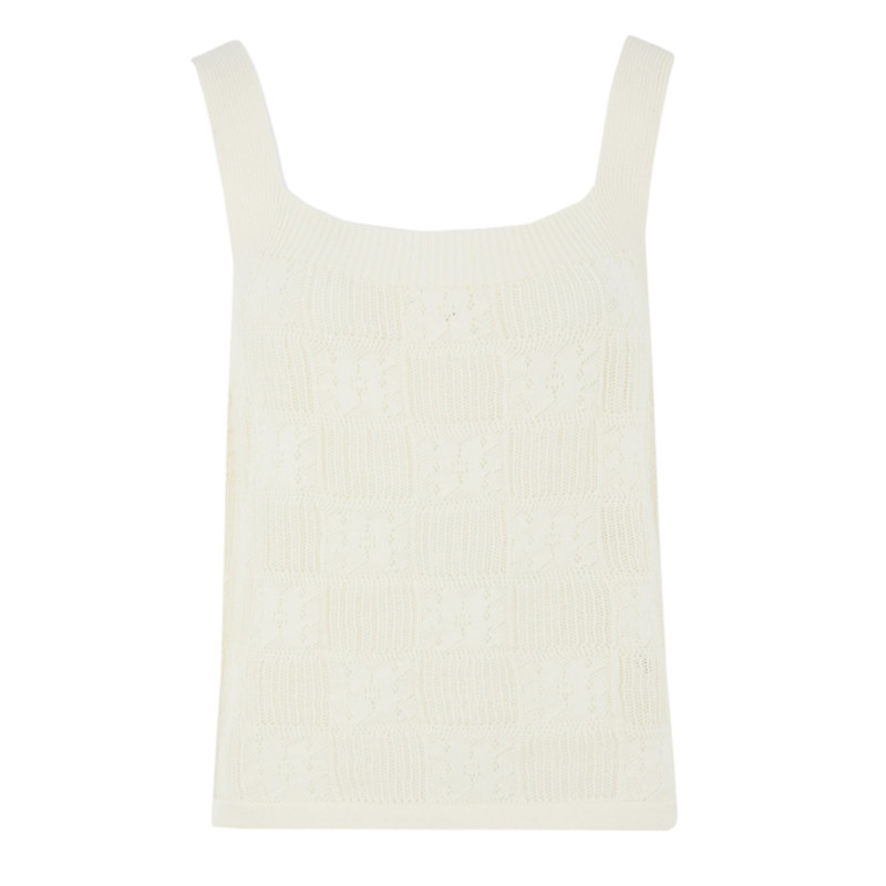 LA NOUVELLE Top BRUNA Crochet Flower