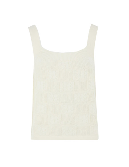 LA NOUVELLE Top BRUNA Crochet Flower