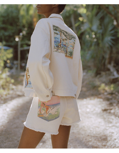 G.KERO Veste en Jean CABANE