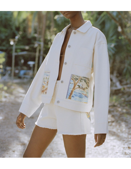 G.KERO Veste en Jean CABANE