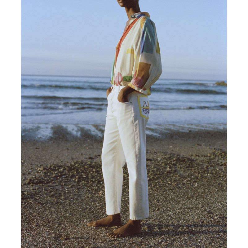 G.KERO Blouse CREAMY SPEECH