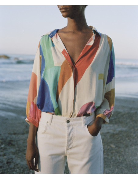 G.KERO Blouse CREAMY SPEECH