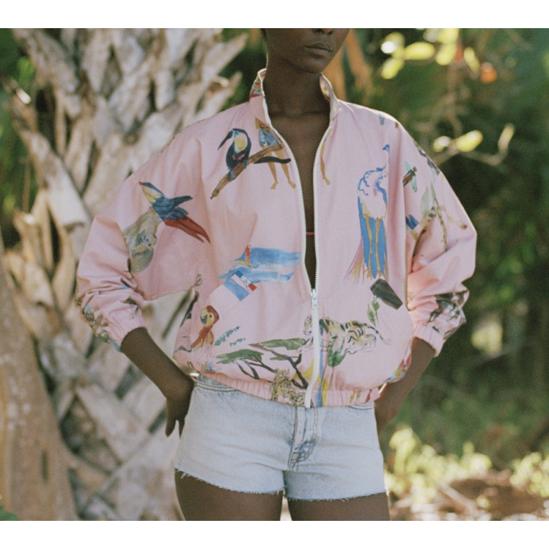 G.KERO Veste TEDDY Animal Pink Party