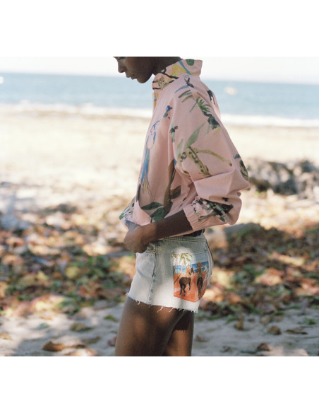 G.KERO Veste TEDDY Animal Pink Party