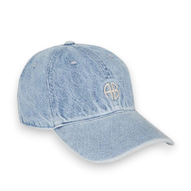 ANINE BING Casquette JEREMY Bleached Blue Denim