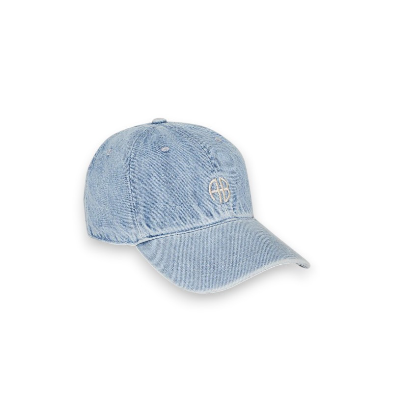 ANINE BING Casquette JEREMY Bleached Blue Denim