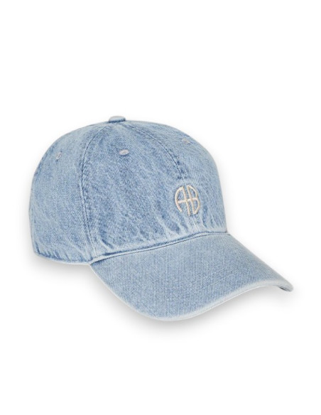 ANINE BING Casquette JEREMY Bleached Blue Denim