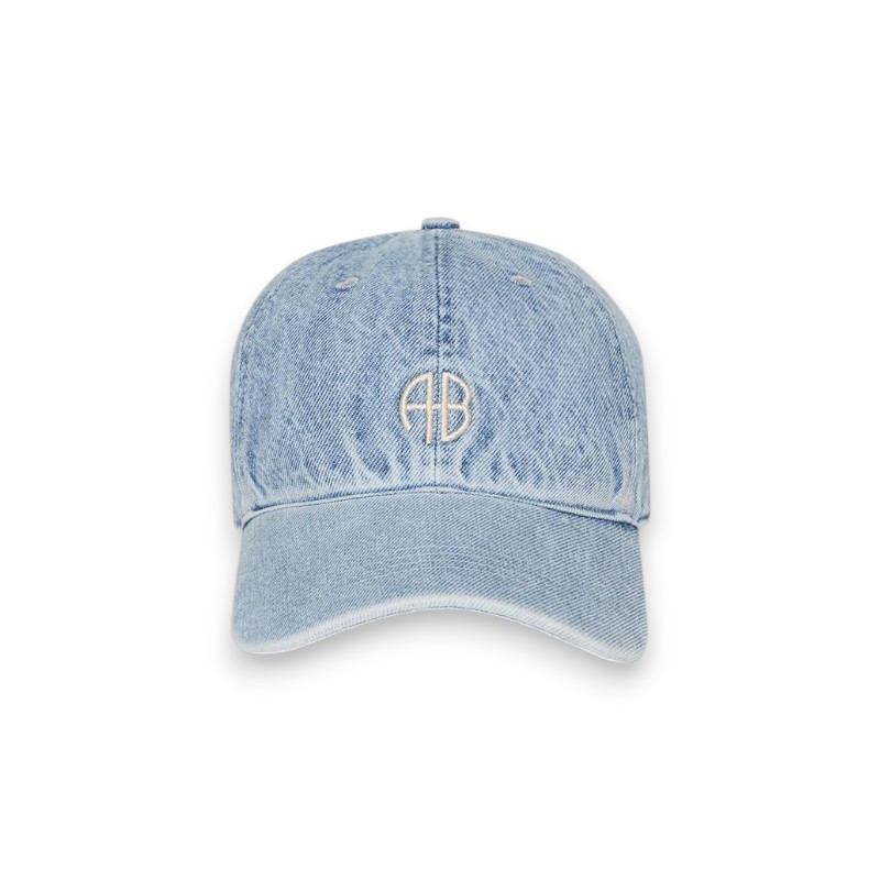 ANINE BING Casquette JEREMY Bleached Blue Denim