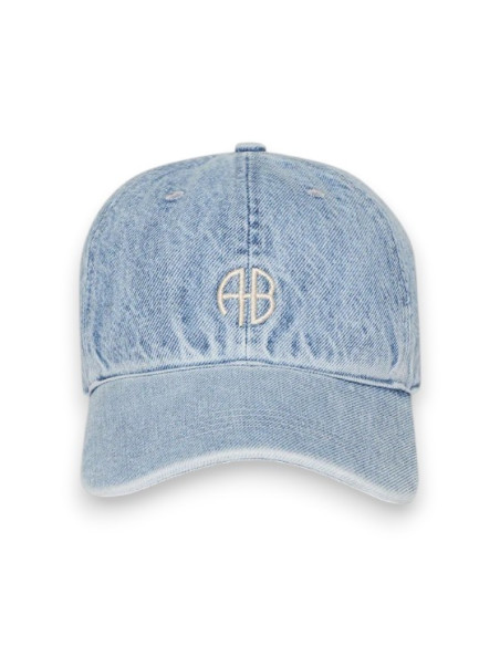 ANINE BING Casquette JEREMY Bleached Blue Denim