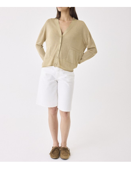 MAJESTIC FILATURES Gilet Doré