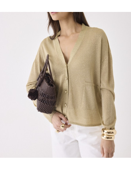 MAJESTIC FILATURES Gilet Doré