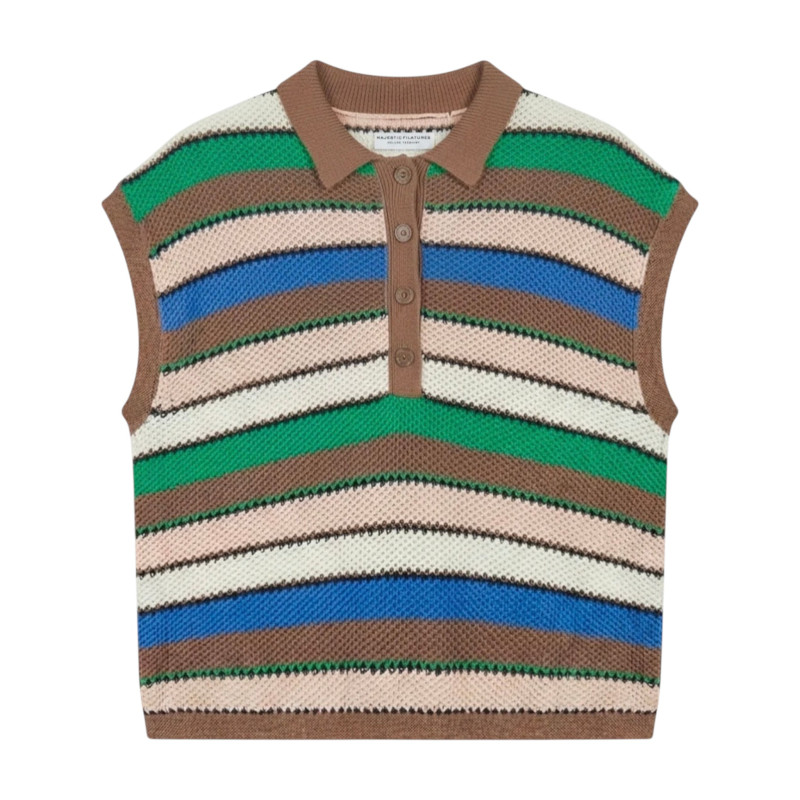 MAJESTIC FILATURES Polo Rayé Multicolore