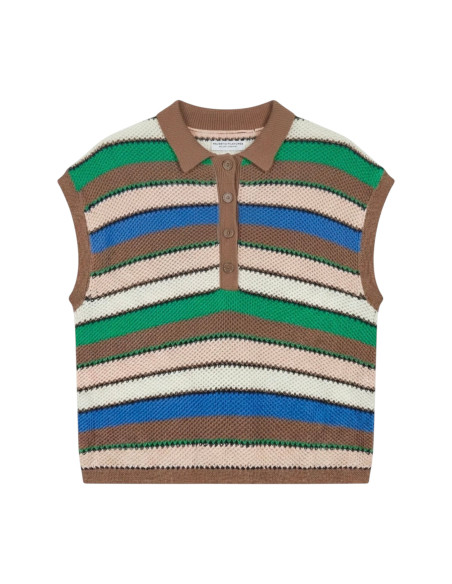 MAJESTIC FILATURES Polo Rayé Multicolore