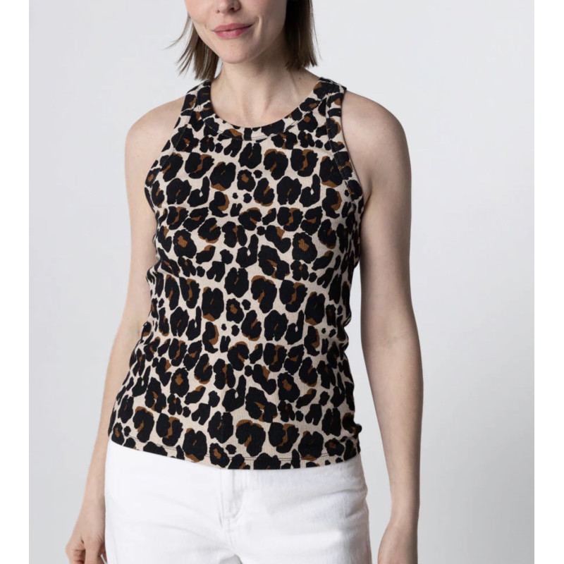 MAJESTIC FILATURES Débardeur Léopard