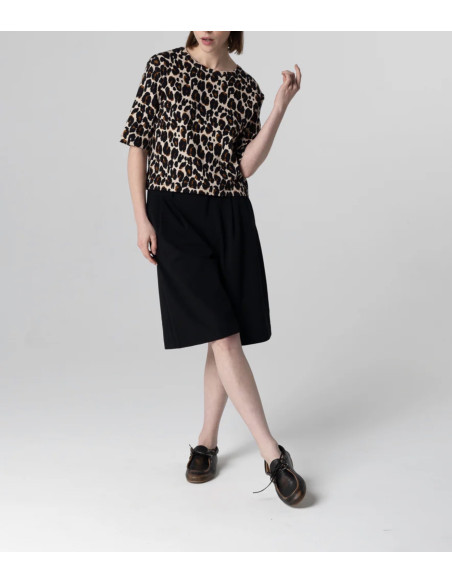 MAJESTIC FILATURES T-Shirt Léopard