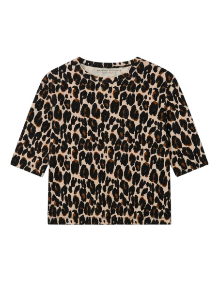 MAJESTIC FILATURES T-Shirt Léopard