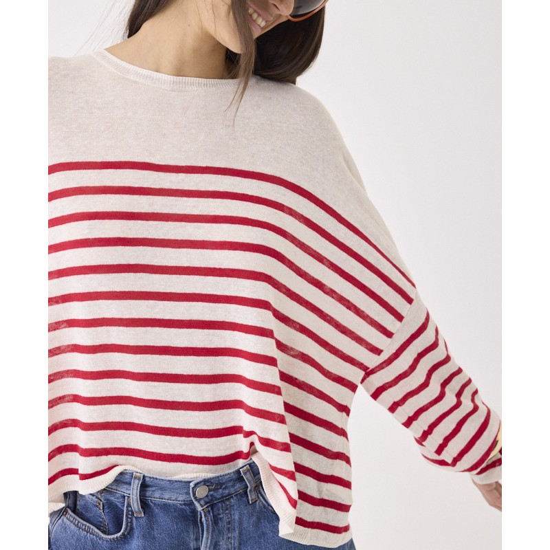 MAJESTIC FILATURES Pull en Lin Amore