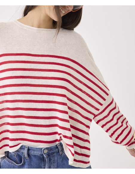 MAJESTIC FILATURES Pull en Lin Amore