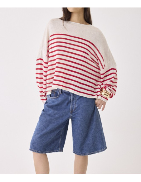 MAJESTIC FILATURES Pull en Lin Amore