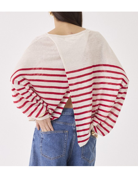 MAJESTIC FILATURES Pull en Lin Amore