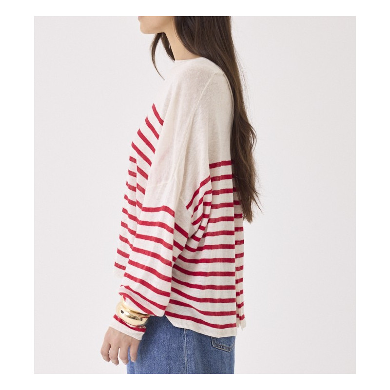 MAJESTIC FILATURES Pull en Lin Amore